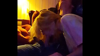 My boyfriend sucking my friends cock while I watch